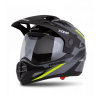 Přilba Tour 2.0 X-tra, CASSIDA (šedá/žlutá fluo/černá/černý matný kšilt, plexi s přípravou pro Pinlock) 2025 S (55 až 56 cm)