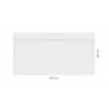 Gelco IRENA 140 x 80 cm HI14080 (Sprchová vanička biela s krytom sifónu)