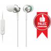 SONY sluchátka MDR-EX110AP, handsfree, bílé
