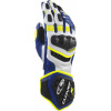 CLOVER rukavice RS-9 white/yellow/blue - L
