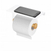 Držiak na toaletný papier - Držiak na toaletný papier s stojanom na telefón (Držiak na toaletný papier - Držiak na toaletný papier s stojanom na telefón)