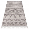 Dywany Łuszczów Koberec BERGER RABAT GO526, krémová -hnedá - strapce, Bergerský, Maroko Shaggy 60x250 cm