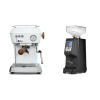 Ascaso Dream PID, Cloud White + Eureka Atom 60, black