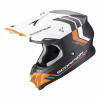 Moto prilba SCORPION VX-16 EVO AIR FUSION matná čierno / oranžová - Veľkosť S