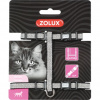 Zolux Postroj kočka SHINY nylon černý