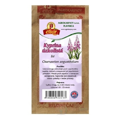 AGROKARPATY KYPRINA ÚZKOLISTÁ list bylinný čaj 30 g