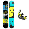 Raven Gravy junior mini dětský snowboard + Raven S230 lime vázání - 100 cm + S/M (EU 37-42)