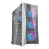 Počítačová skriňa Darkflash DK352 Plus so 4 ventilátormi (čierna a biela) DK352 Plus Black Whi