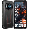 Doogee S119 red (Odolný mobil s 2 displejmi a nočným videním, RAM 8GB+16GB, pamäť 512GB, FullHD+ displej 6.72