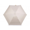 Skladací mini dáždnik s pevným puzdrom béžová svetlá 1ks