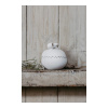 Veľkonočná dekorácia vajíčko Lundby White 11 cm