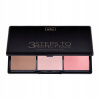 Wibo 3 steps to perfect face paleta na kontúrovanie tváre Svetlá 10 g