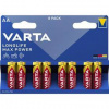 Batéria alkalická Varta Longlife Max Power AA, LR06, blister 8ks (4706101418)