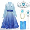 Elsa šaty 2 nové šaty pre dievčatá princezná set (Elsa šaty 2 nové šaty pre dievčatá princezná set)