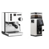 Rancilio Silvia E, white + Rancilio STILE, white