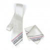 Luxusná hodvábna kravata + vreckovka vyrobená na Slovensku - Slovakia Čičmany