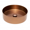 Swiss aqua technologies Umyvadlo na desku v barvě rose gold SAT Aurum 38x38 cm bez přepadu SATAUR3838BRG