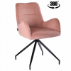 Stolička ExitoDesign látka ružová 1 ks