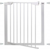 Max4b Bezpečnostní závorová brána chránící dveře a schody HANKSKIDS, roztahovací 75-82cm - bílá
