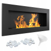 Plochý bio krb čierny 900x400 + bezplatná súprava (Plochý bio krb čierny 900x400 + bezplatná súprava)