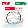 Lucas TRW Brzdové obloženie (brzdové pakny) TRW Lucas MCS943 - BMW K75 750/2 rear / 89-96 + R80RT 800/2 rear / 89-95