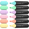 Sada zvýrazňovačov SCHNEIDER 1-5 mm SCHNEIDER Job Pastel 6 rôznych pastelových farieb