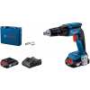 BOSCH skrutkovač na montáž suchých stavieb, 2x 2.0 Ah, GAL 18V-20, kufor 06019K7020