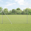 zahrada-XL Plot s stĺpmi Strieborná 1.5 x 10 m Oceľ 3351941
