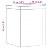 vidaXL Stojany na rastliny 2 ks biele 15x15x20 cm kompozitné drevo - Biela - 47340-55193