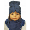 Kamiś Cap 42-56 cm (Sada čelenka Turban Pompoma vreckovka 1-10 rokov 10 interpretov)