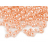 Rokajl 5/0 - 4,5 mm perleťový, nepriehľadný lososová svetlá 50g