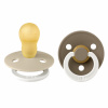 BIBS Colour cumlíky z prírodného kaučuku 2ks - veľkosť 3 - Vanilla Nočný / Dark Oak Nočný