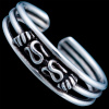 Silver.ag Prsteň strieborný, na nohu R2997