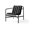 HAY Textilný podsedák Palissade Lounge Chair Low Soft Quilted Cushion, anthracite