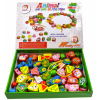 Drevené korálky WoodToys Animal Pair Puts On The Rope