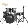 Akustické bicie TIM120B BK 5-dielna sada black Stagg