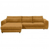 MID.YOU ROHOVÁ SEDACIA SÚPRAVA, textil, kompozitné drevo, žltá - Online Only obývacie izby - 002220033603