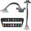 16-pinový diagnostický konektor OBD2 s káblom dlhým 30 cm