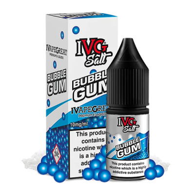 IVG Premium E-Liquids IVG Salt Bubblegum objem: 10ml, nikotín/ml: 20mg