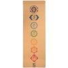 Jogamatka Sharp Shape Cork travel yoga mat Chakra (2496651204016)