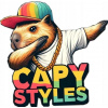 CUKROVÁ TLAČ jedlý obrázok na tortu Cukrová hmota KAPYBARA ZVIERATKO CAPYBARA + MENO
