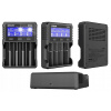 Nabíjačka pre akumulátory Li-ion 1,5V / 3,6 / 3,7V / Li-FePO4 / Ni-MH XTAR