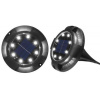 Lampa Solar Strend Pro Crater, 11x14 cm, 12 SMD LED, AA, 2 ks