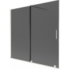 Mexen Velar vanová zábrana 2-krídlová posuvná 170 x 150 cm, grafitová, brúsený nikel - 896-170-000-41-97