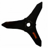 Stihl 4119 713 4100 Čepeľ kefy 300 mm 3B (TRIDENT NÔŽOVÝ KOTÚČ NA REZANIE KEFY 300 mm FS 160 - 490 OTVOR 20 mm)