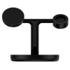 NoName Baseus WXTE000101 Swan 3v1 Bezdrôtový Magnetický Nabíjací Stojan 15W Black 6932172609627