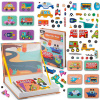 MAGNETICKÁ KNIHA PUZZLE VOZIDLÁ VZDELÁVACIA HRAČKA PRE DETI