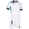 Joma Futbalový set dres + šortky ROMA II SET WHITE-DARK NAVY S/S Veľkosť: 6XS/5XS