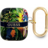 Guess TPU Flower Print Puzdro pre AirPods 1 / AirPods 2 GUA2HHFLB