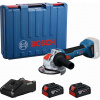 BOSCH GWX 18V-8 PROFESSIONAL Uhlová brúska s X-LOCK, 2× 4,0 Ah, L-Boxx 06019N9102